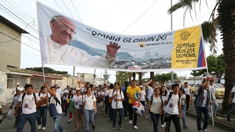 More than 1 million expected at Pope Francis` first mass in South America